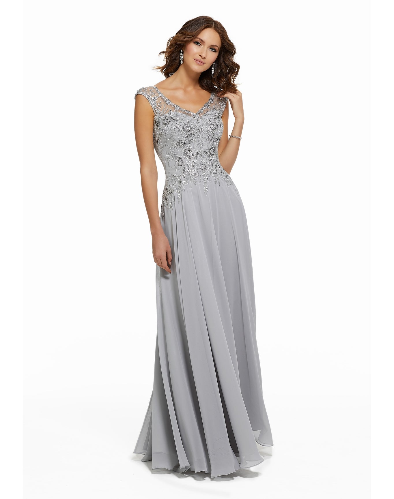 Evening Gown | Silver