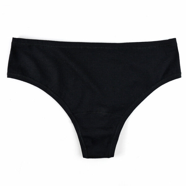 Play Stretch Natural Rise Thong | Black