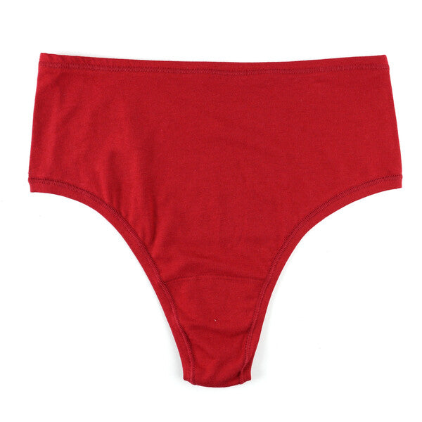 PlayStretch High Rise Thong | Cayenne Red