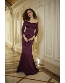 Evening Gown | Bordeaux