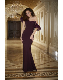 Evening Gown | Eggplant