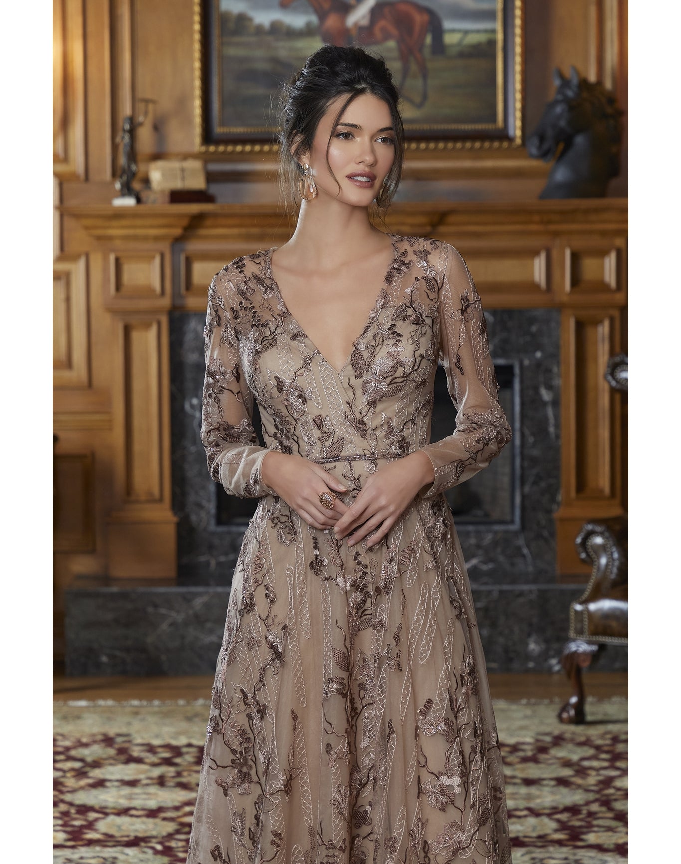 Evening Gown | Rose Taupe