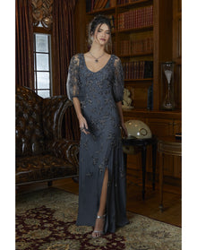 Evening Gown | Pewter