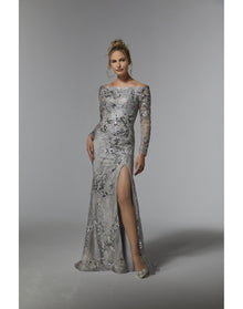 Evening Gown | Silver