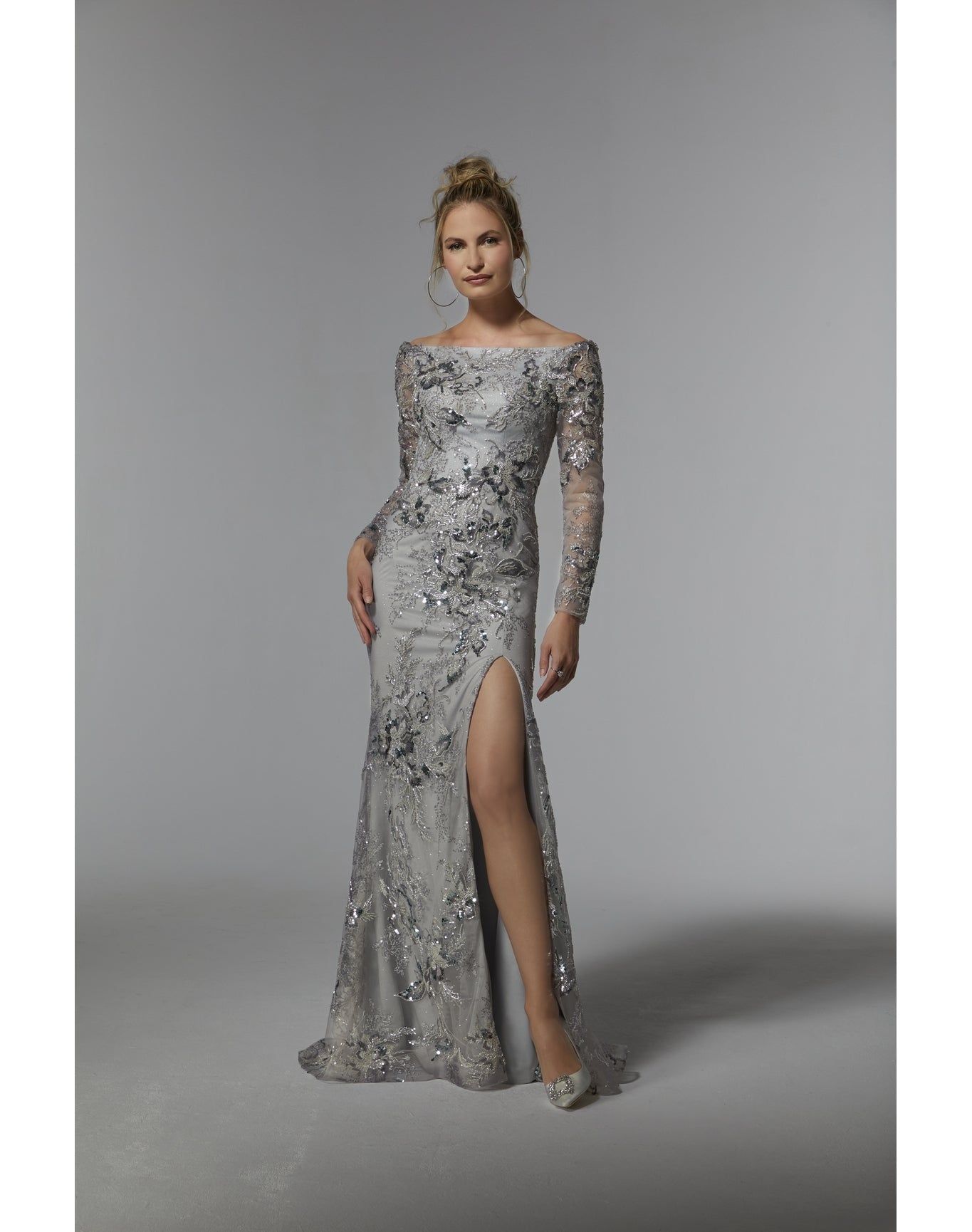 Evening Gown | Silver