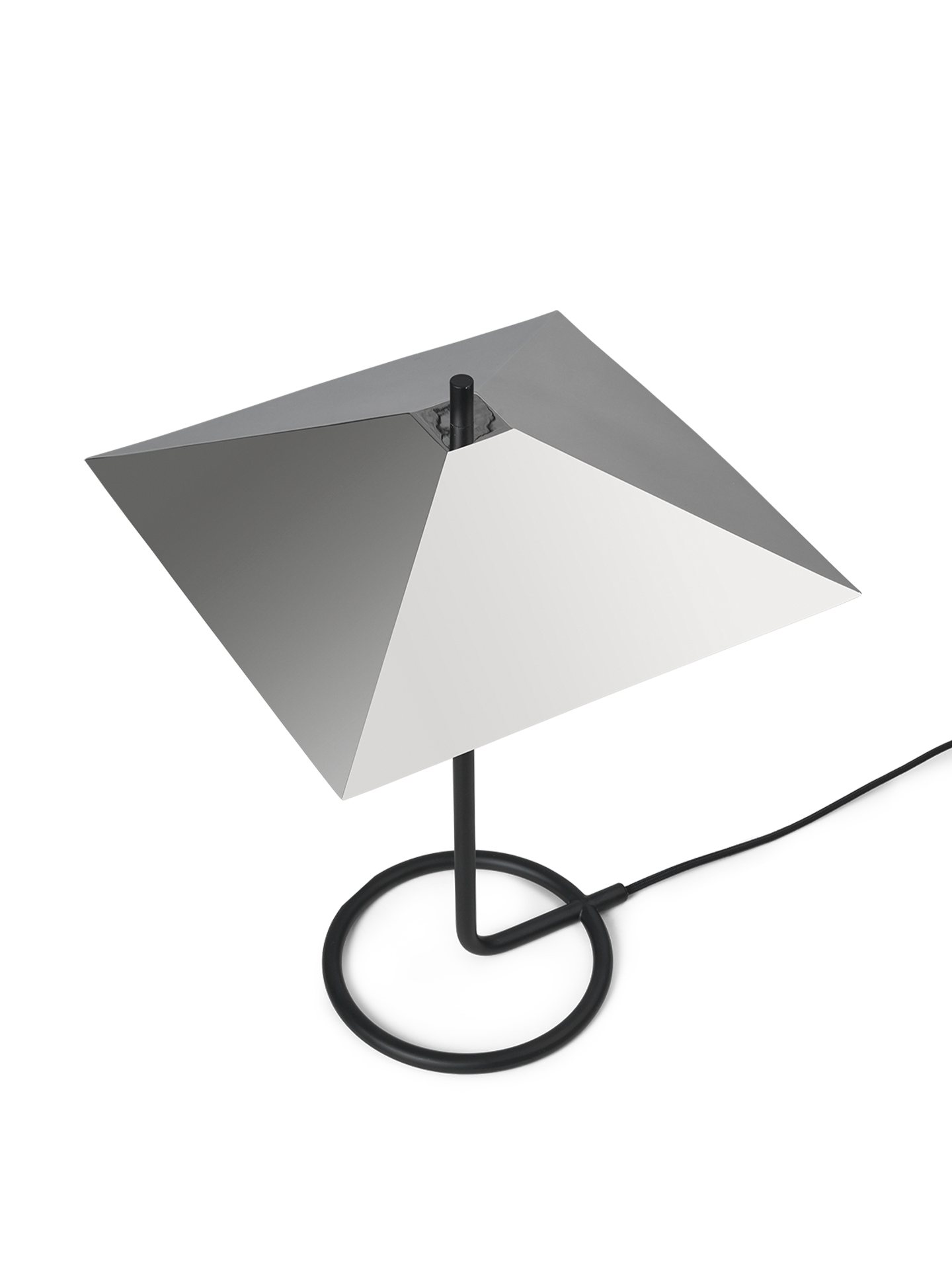 Filo Table Lamp Square Black/Mirror Polished | UL