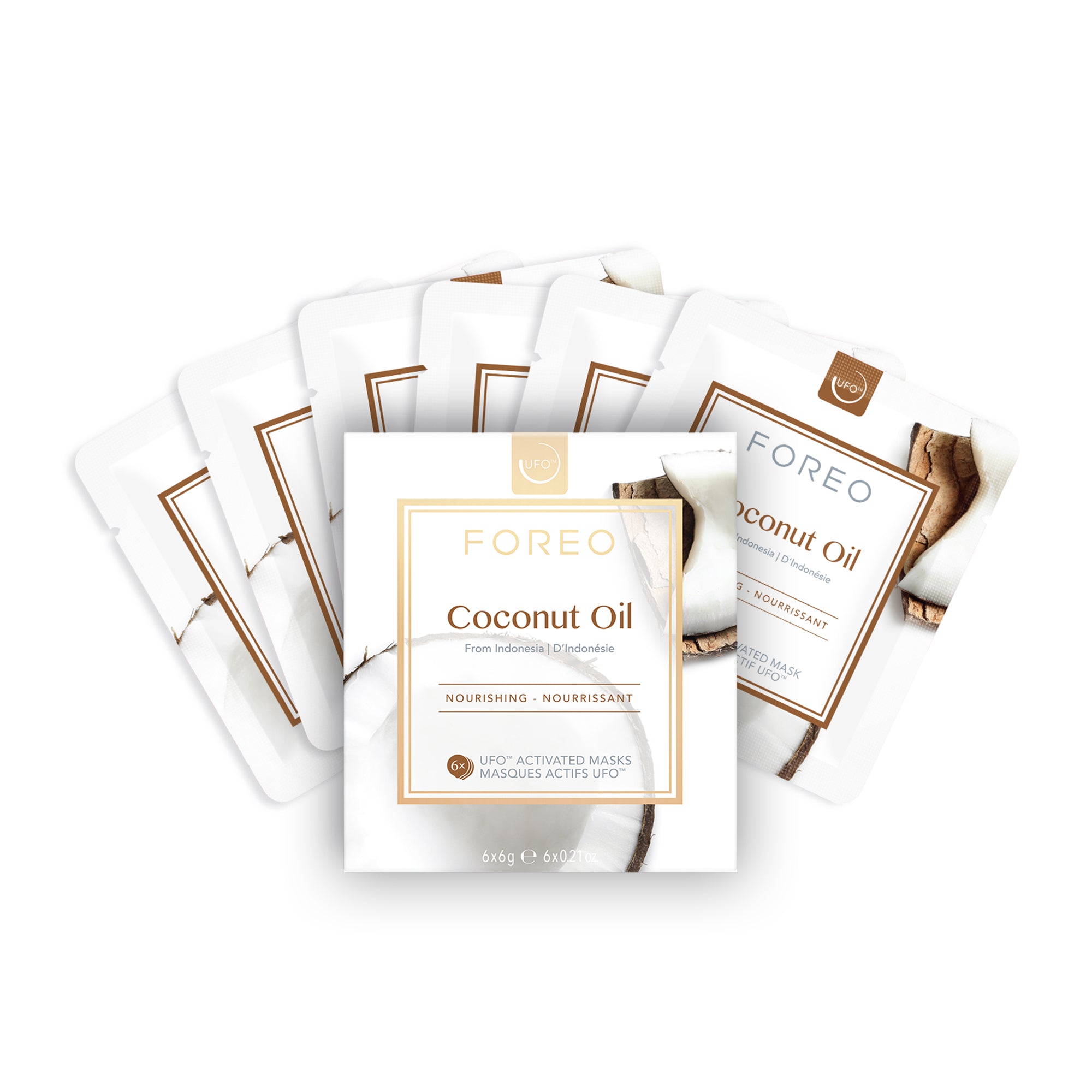 UFO Activated Mask 6 Pack | Coconut Oil