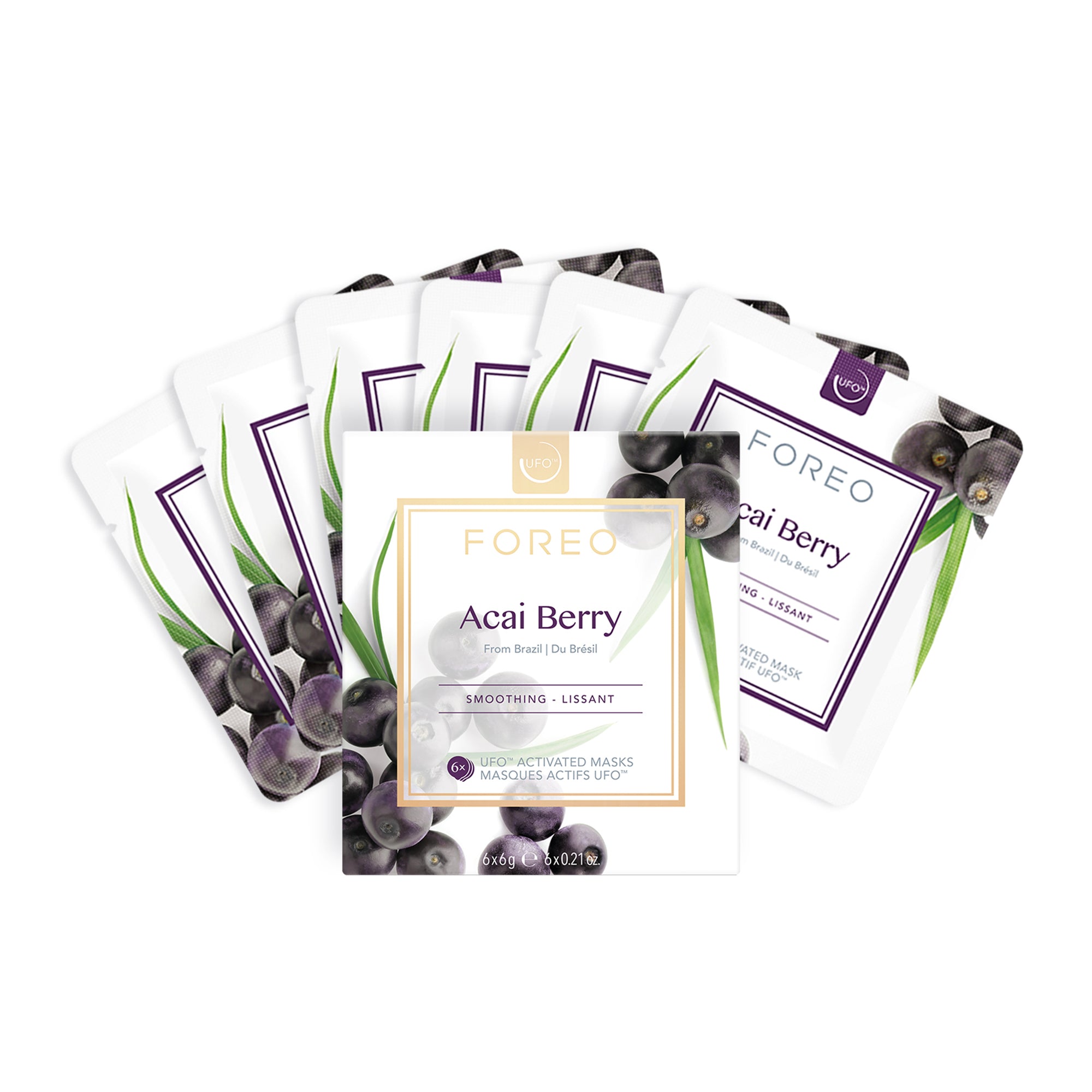 UFO Activated Mask 6 Pack | Acai Berry