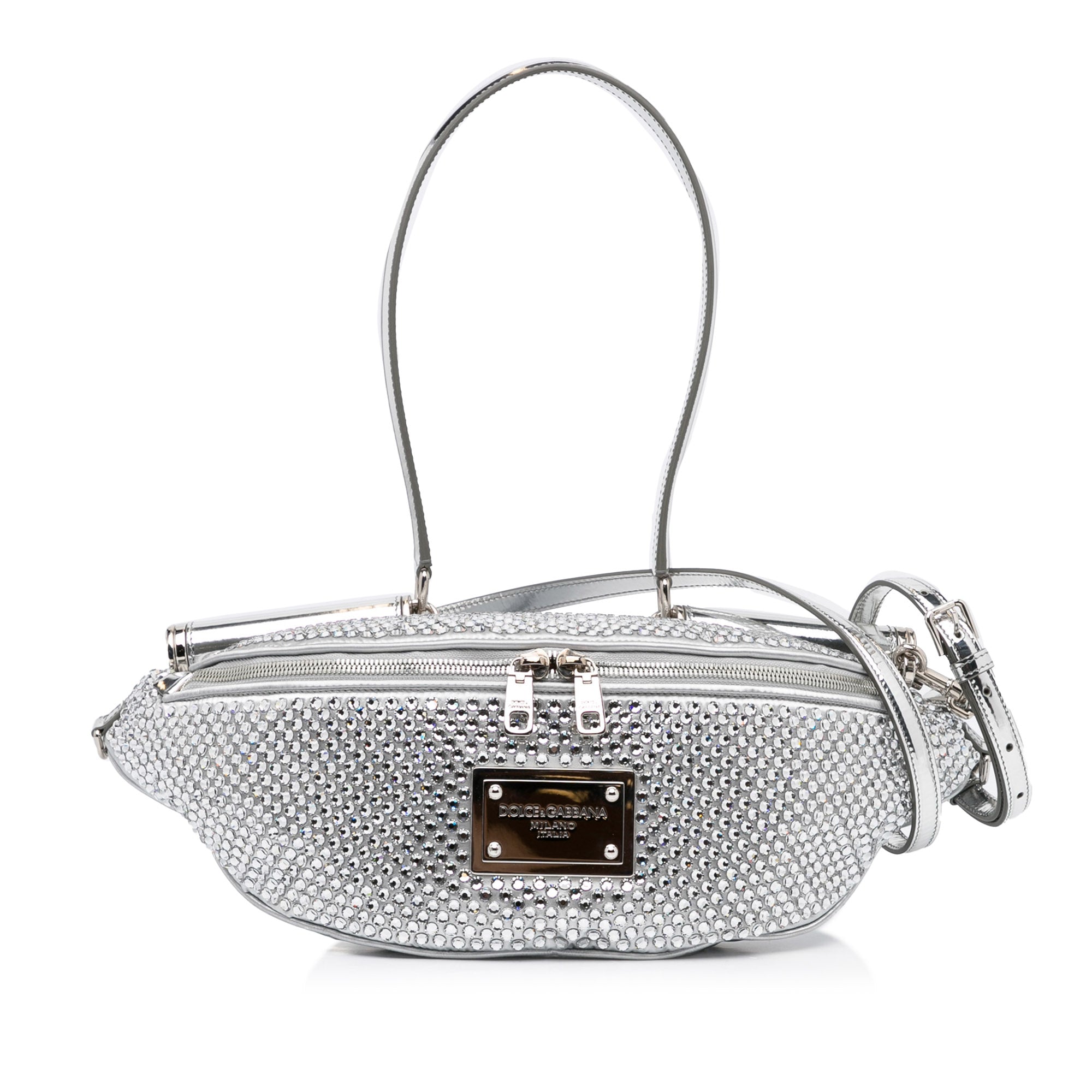 Dolce & Gabbana | Pre-Owned Miss Sicily Belt Bag | Silver