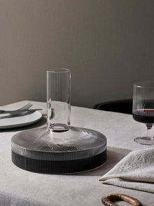 Ripple Wine Carafe | Clear