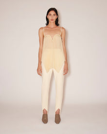 Womens | Darby Double Jersey Slouchy Pants | Creme