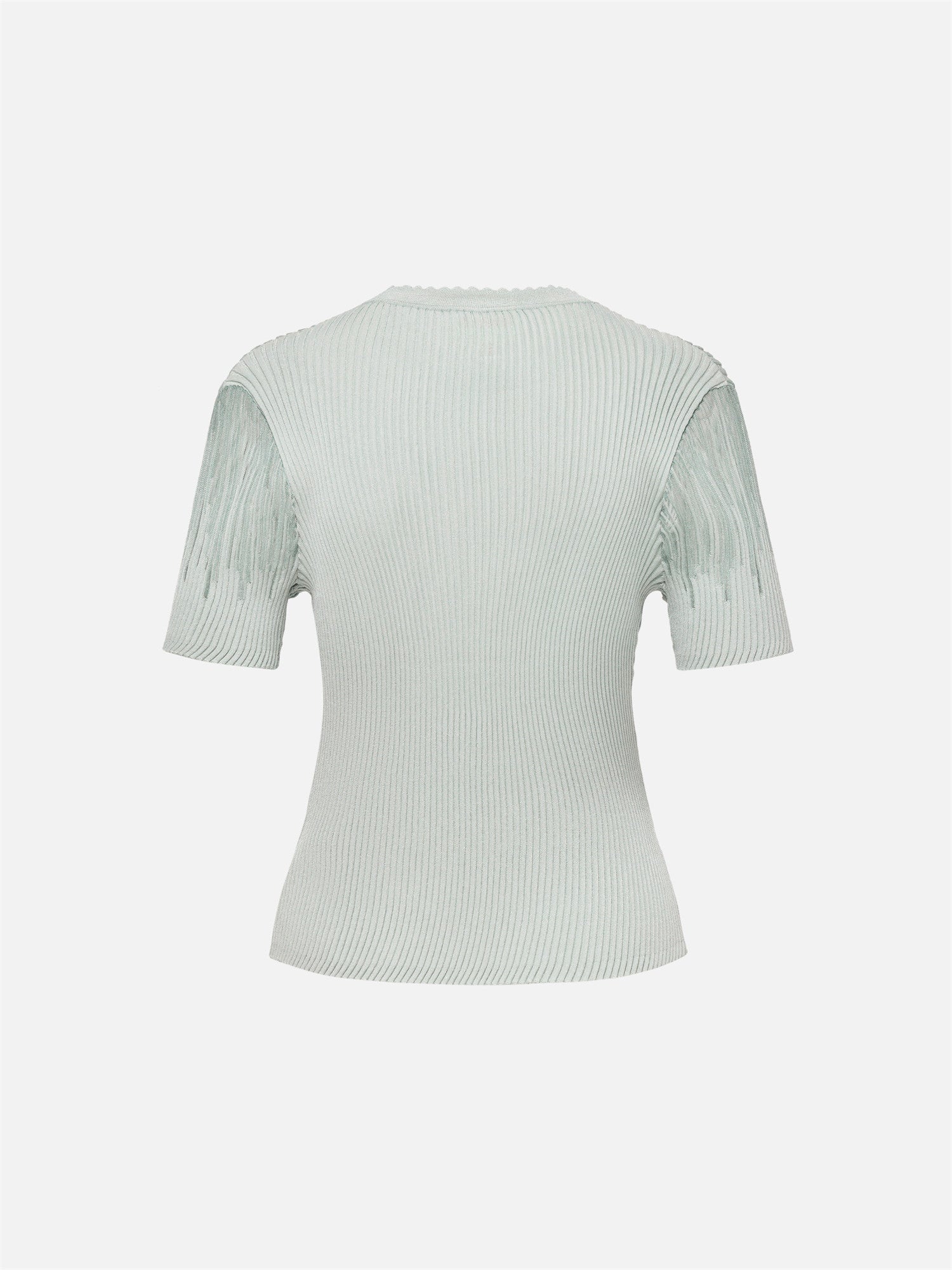 Acetate Rhinestone-Embellished Top | Green