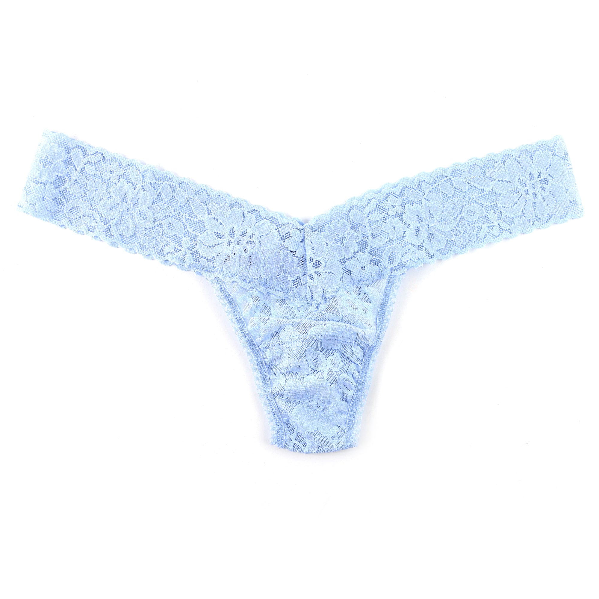 Daily Lace Low Rise Thong | Fresh Air (Blue)