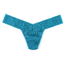 Daily Lace Low Rise Thong | Tidal Teal Blue