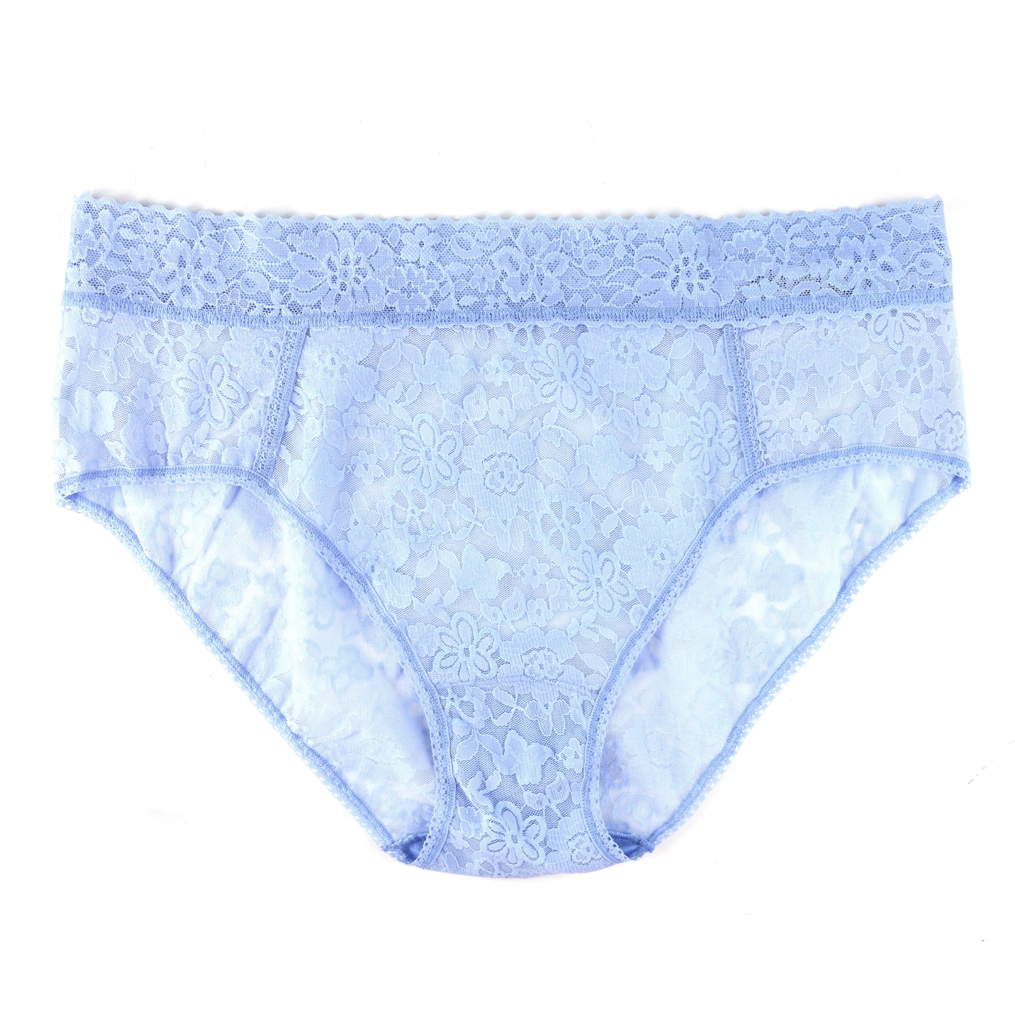 Plus Size Daily Lace Cheeky Brief | Fresh Air (Blue)