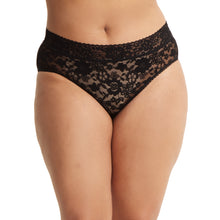 Plus Size Daily Lace French Brief | Black