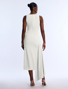 Slash Neck High Slit Dress | Jasmine