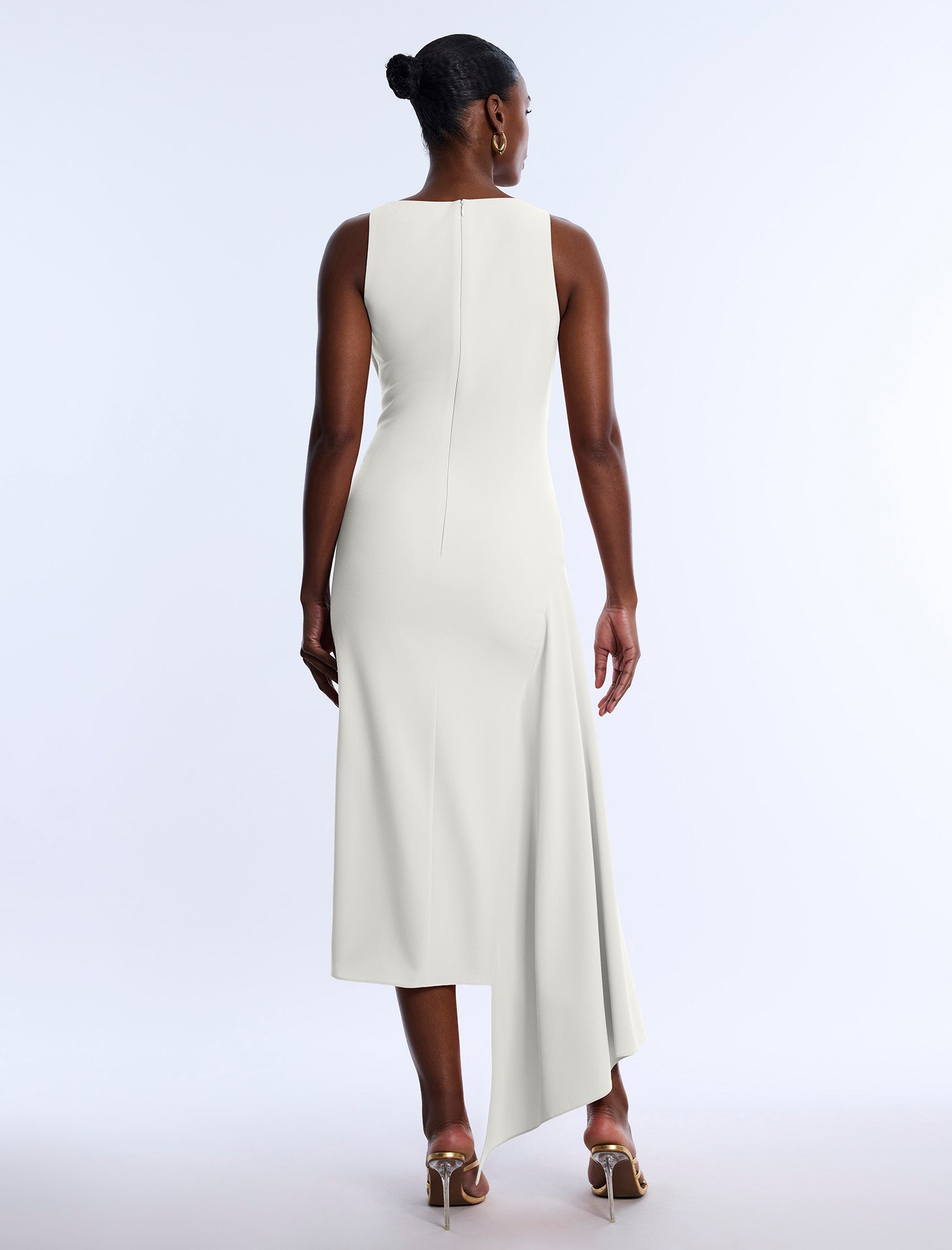 Slash Neck High Slit Dress | Jasmine