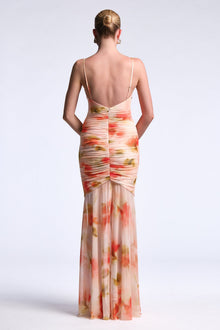 Soraya Gown | Floral Echo Print