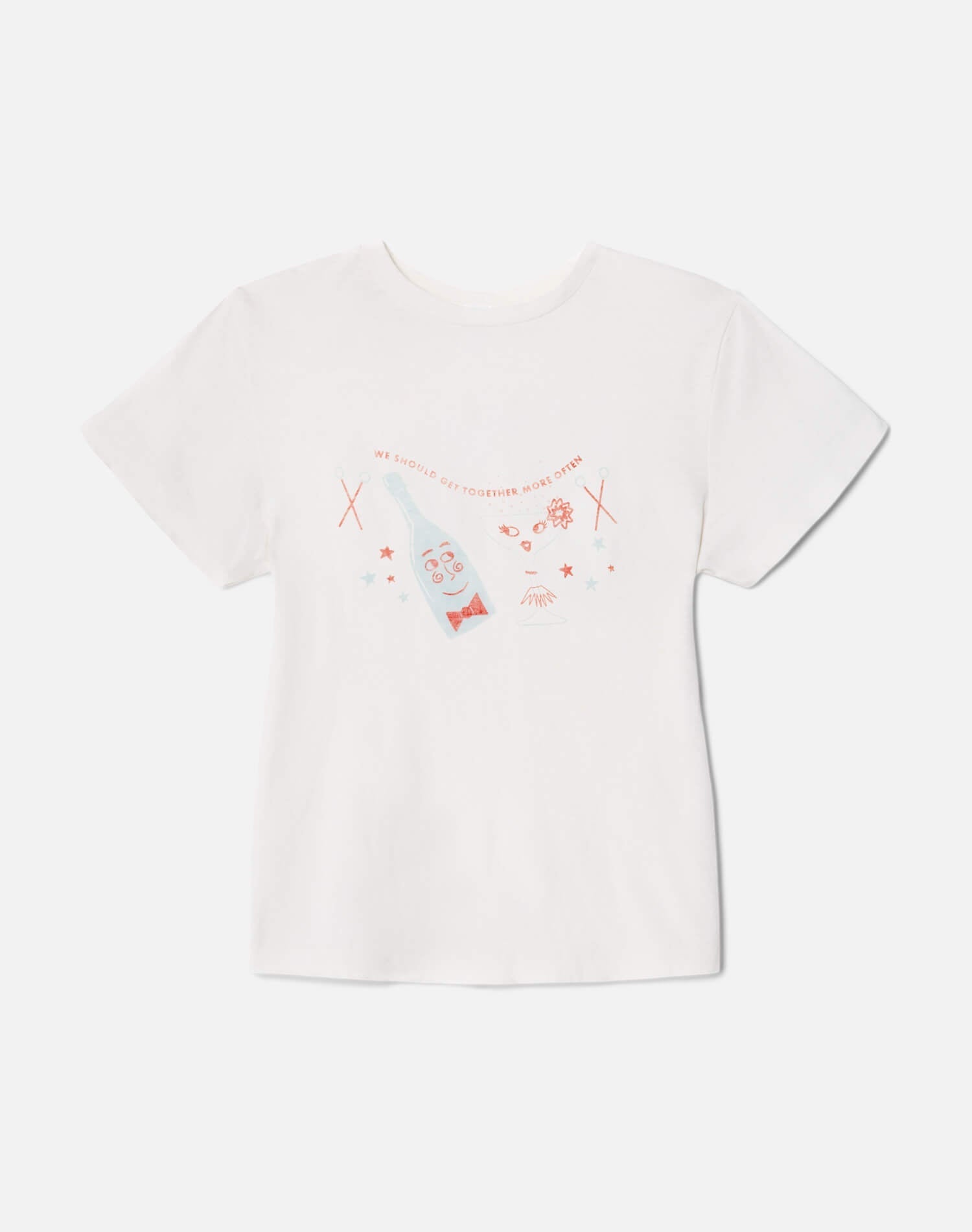 Womens | Tiny "Together" Tee | Vintage White
