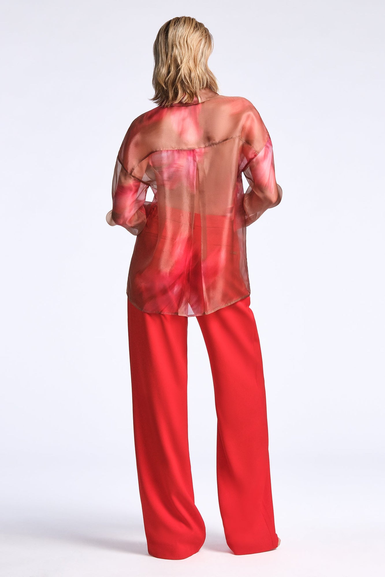 Pauline Shirt | Flame Meadow Print