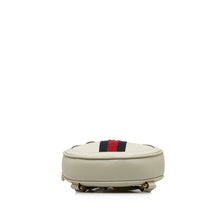 Gucci | Pre-Owned Mini Leather Round Ophidia Backpack | White