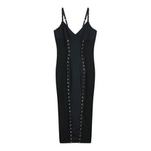 Hook & Eye Slip Dress | Black