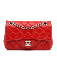 Chanel | Pre-Owned New Mini Rectangular Classic Lambskin Single Flap | Red