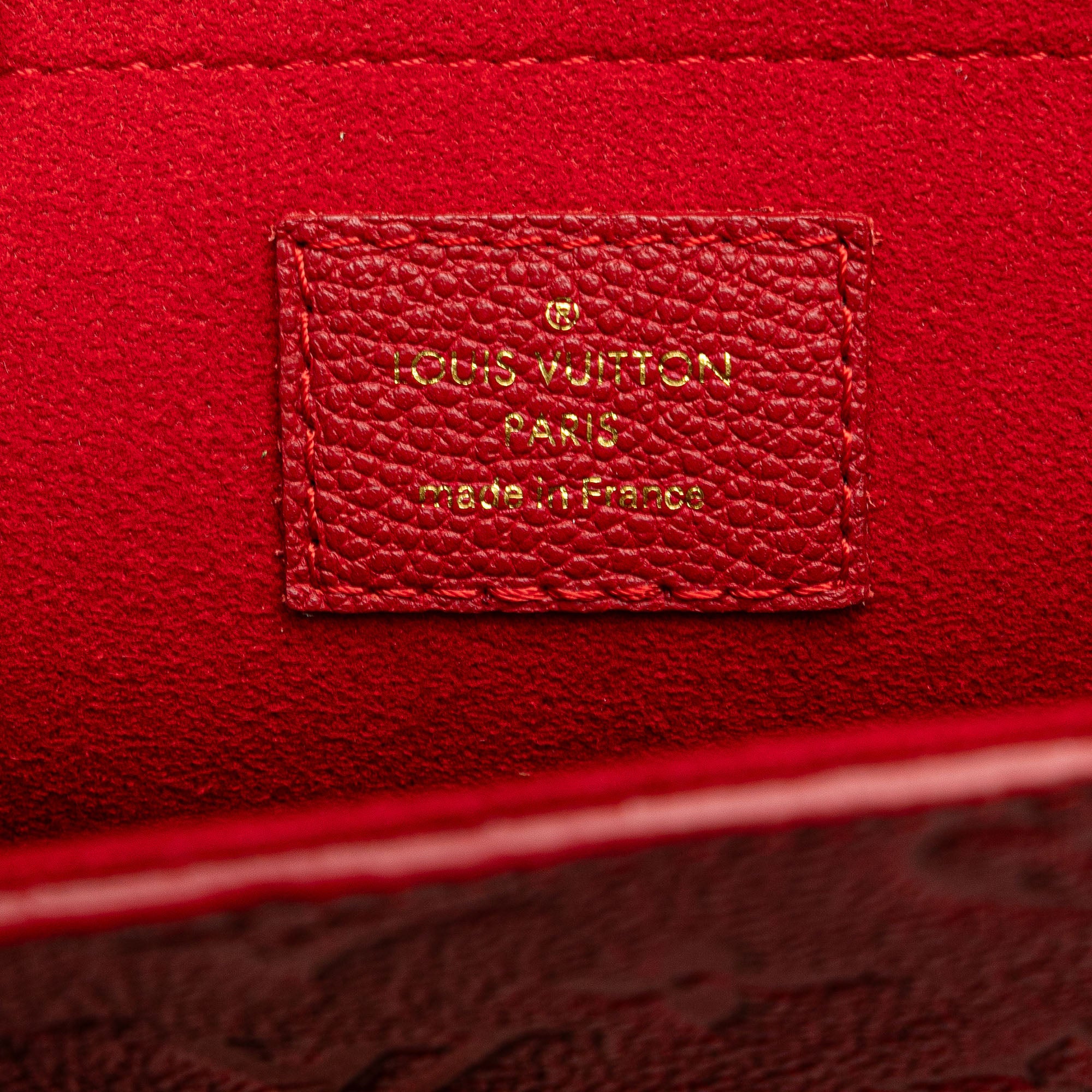 Louis Vuitton | Pre-Owned Monogram Empreinte Saint Sulpice BB | Red