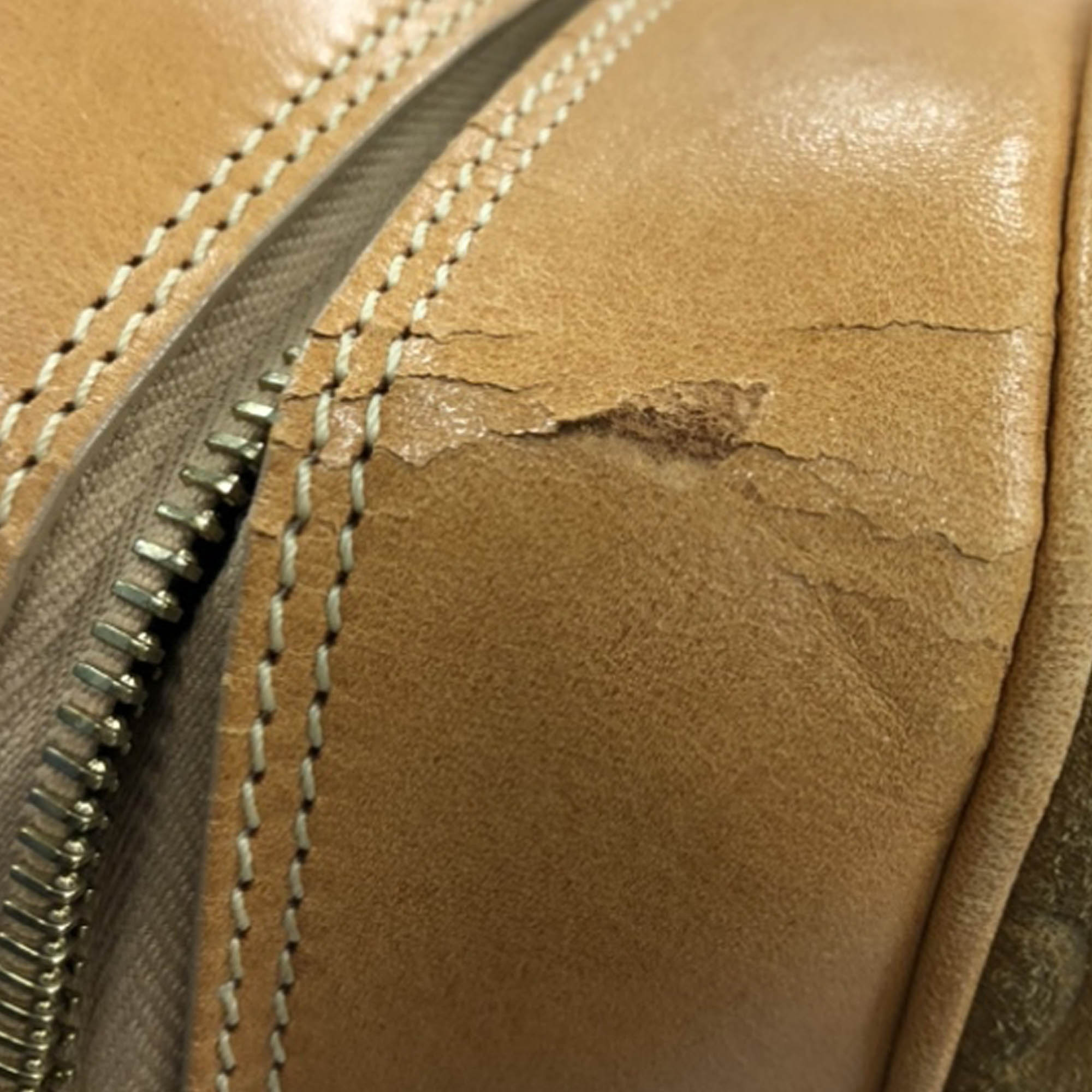 Celine | Pre-Owned Suede C Macadam Handbag | Brown/Light Brown