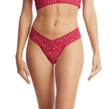 Cross-Dyed Low Rise Thong | Berry Sangria/Pink Sapphire