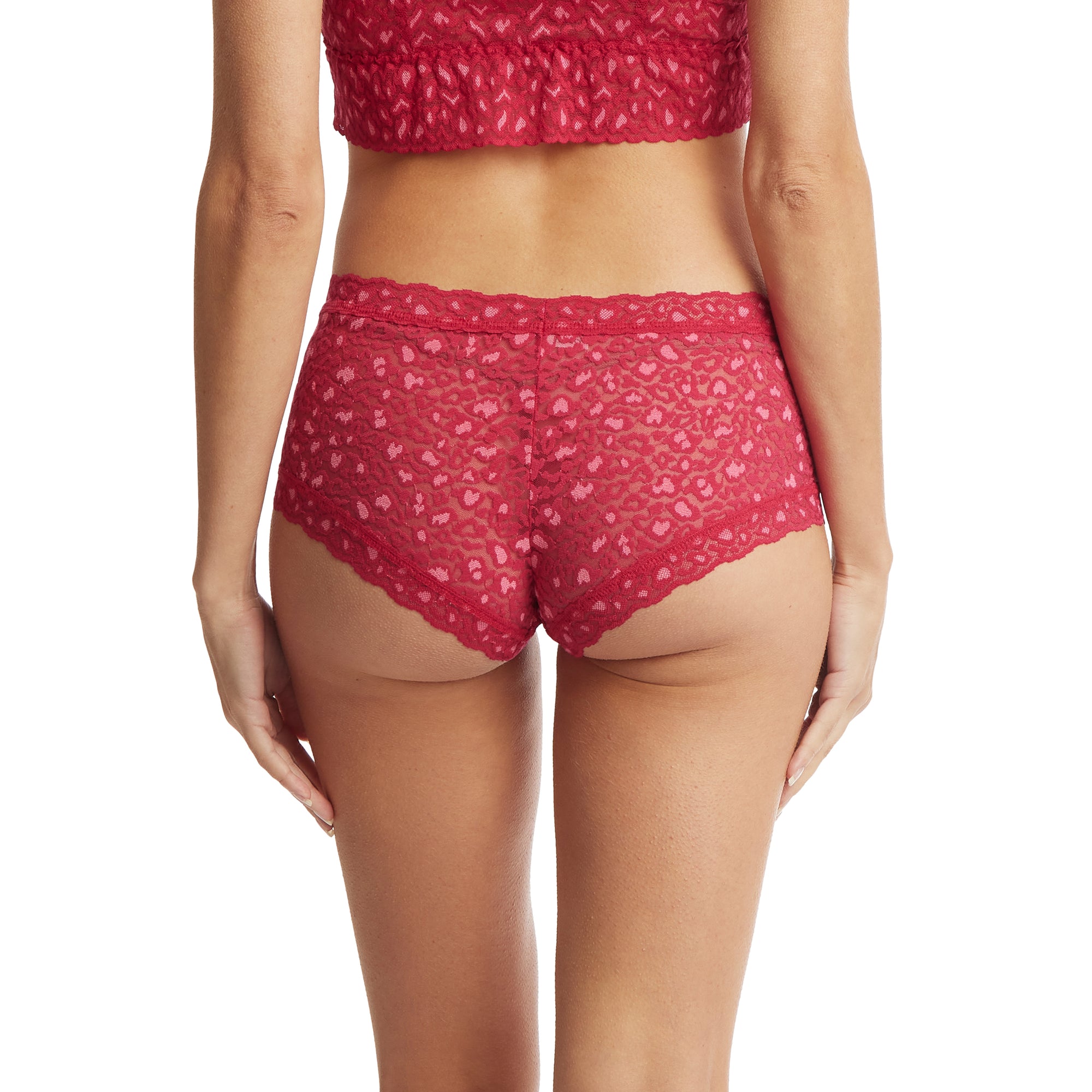 Cross-Dyed Boyshort | Berry Sangria/Pink Sapphire