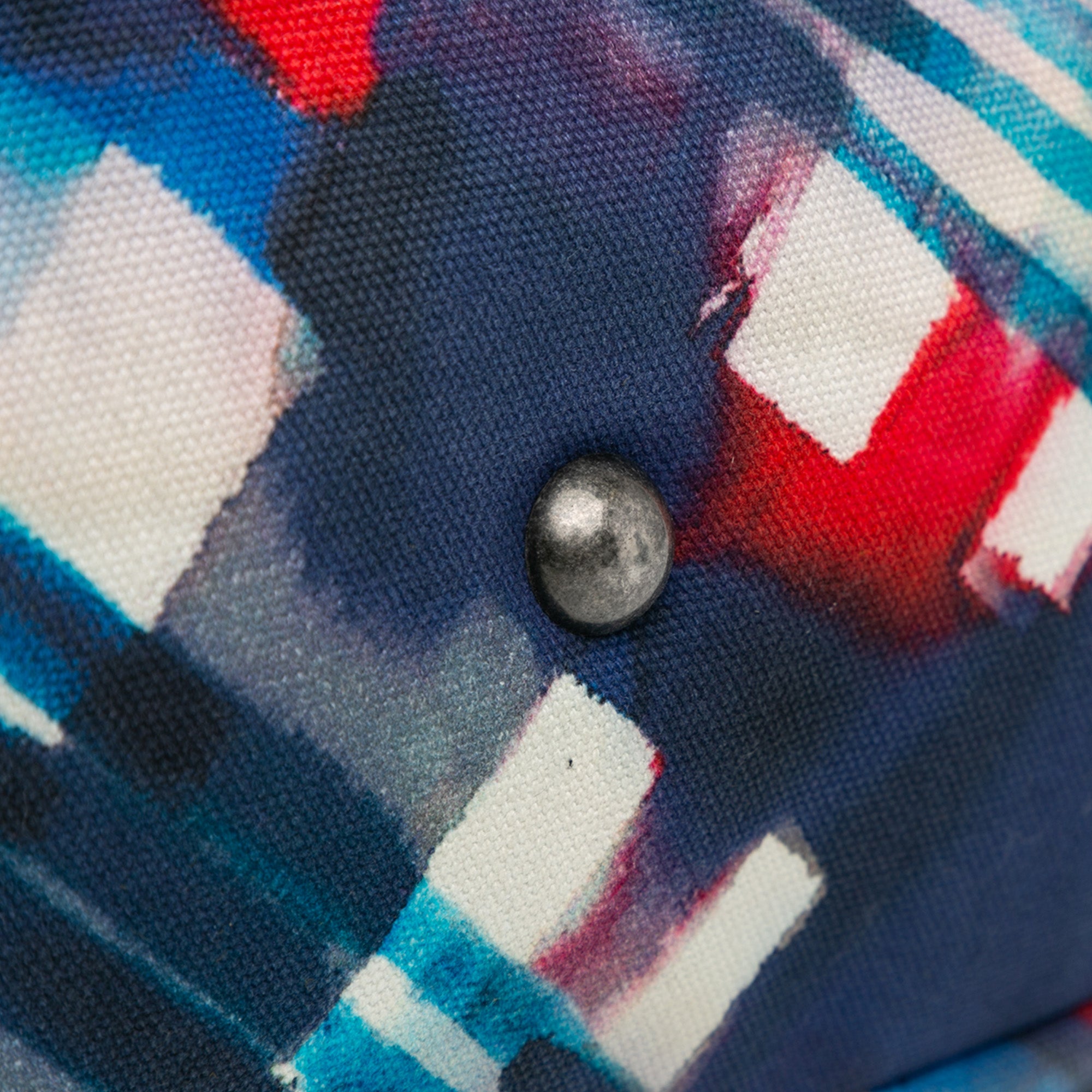 Chanel | Pre-Owned XXL Printed Canvas Airline Single Flap | Blue/Dark Blue