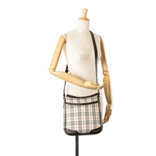 Burberry | Pre-Owned House Check Canvas Crossbody | Brown/Beige