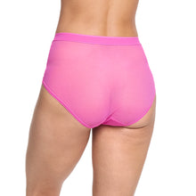 Mesh High Cut French Brief | Berry Burst (Pink)