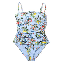 Swim Bandeau One Piece | Thankful (Blue)