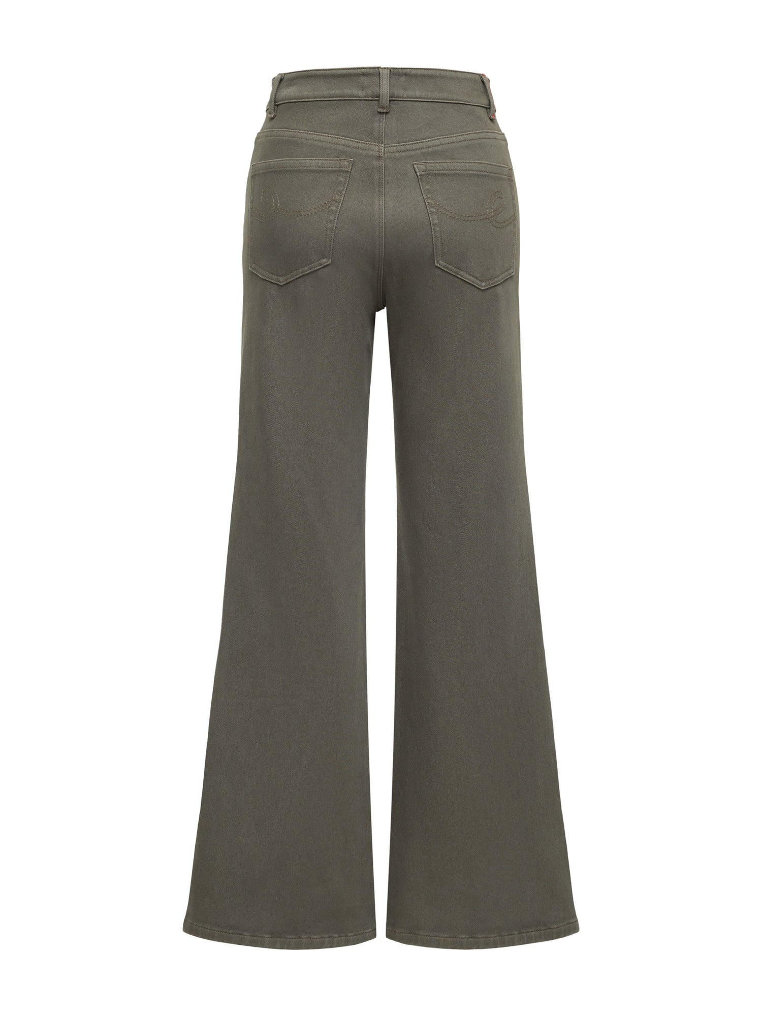 High-Waist Pants | Green