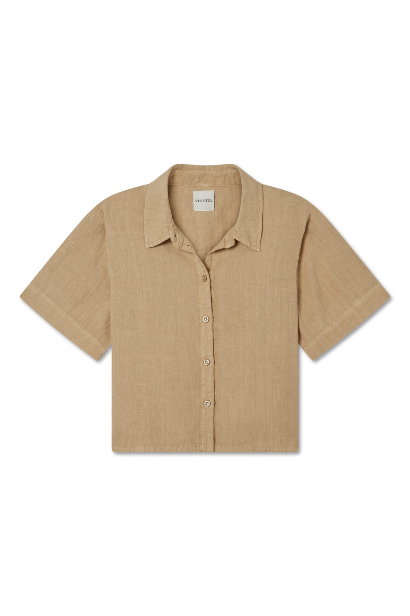 Anais Linen Shirt | Toffee