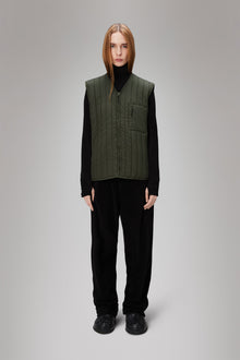 RAINS Banja Liner Vest Green Vest