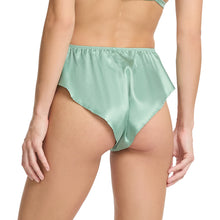 Satin Sleep Flutter Tanga | Green Tea