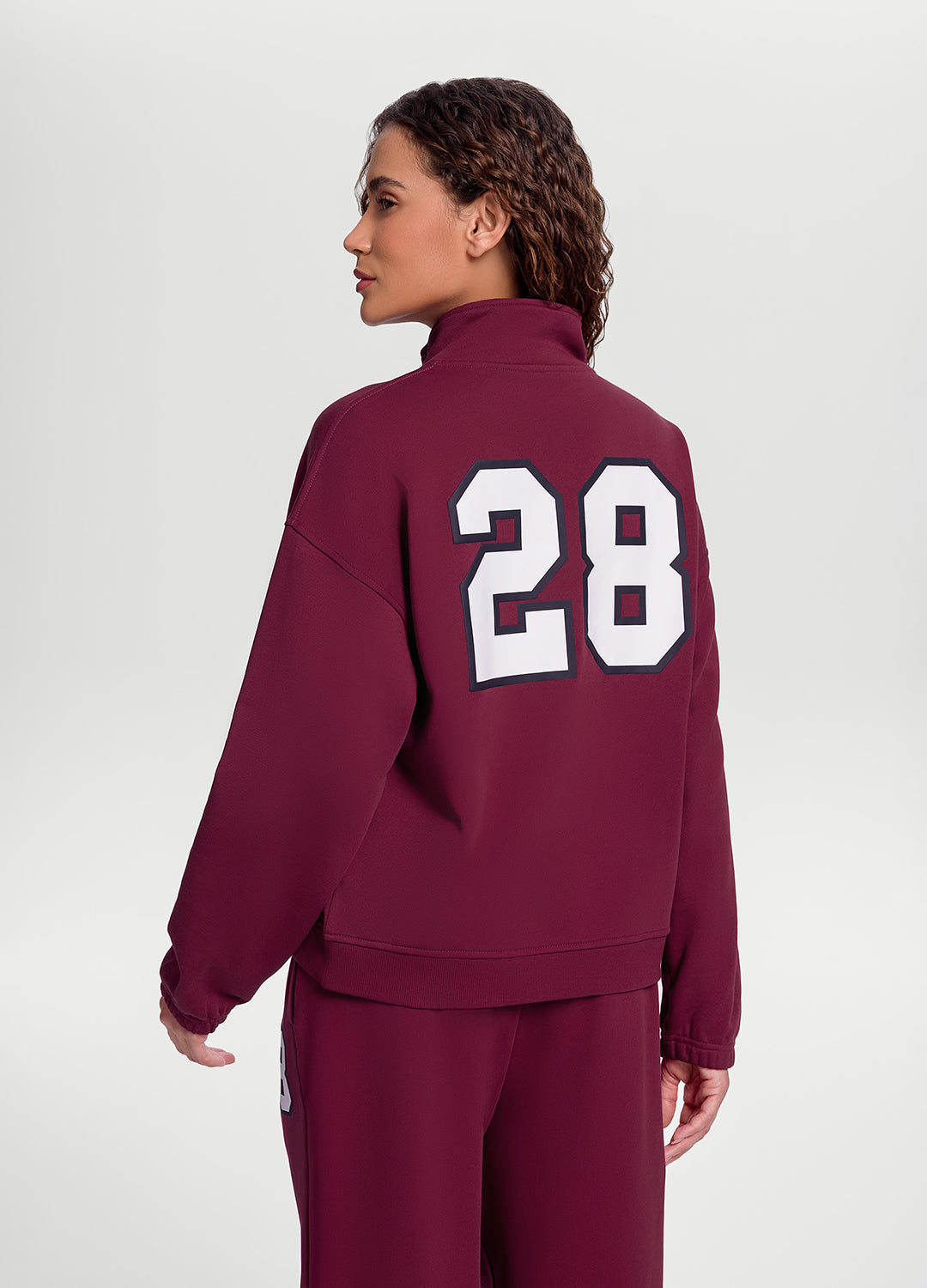 Better League Zip Sweatshirt | Burgundy