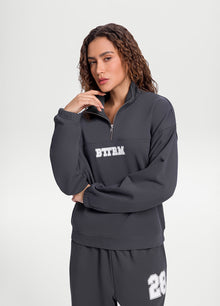 Better League Zip Sweatshirt | Charcoal