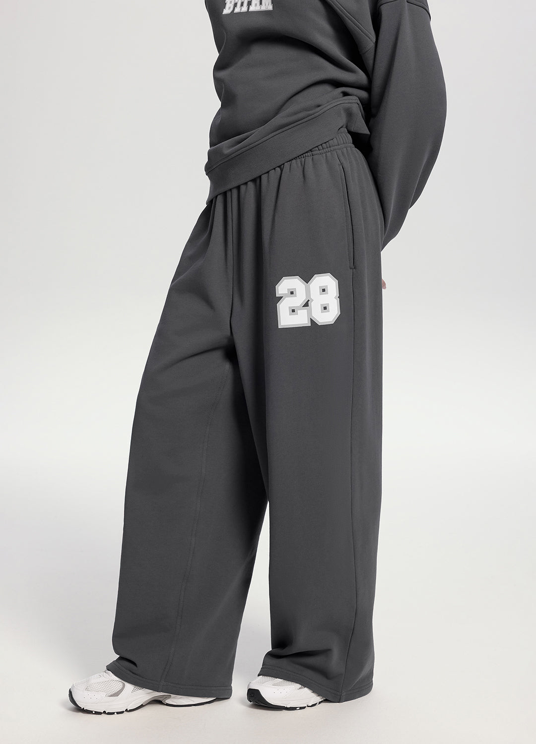Better League Wide-Leg Sweatpants | Charcoal