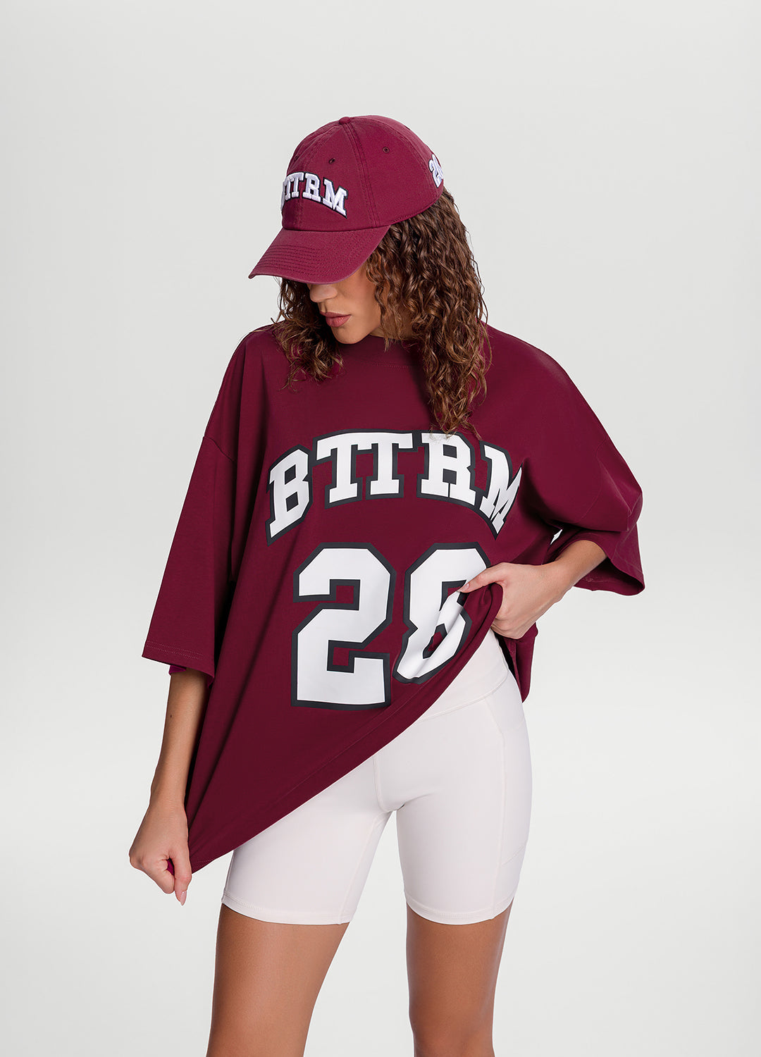 Better League Oversized Tee | Burgundy