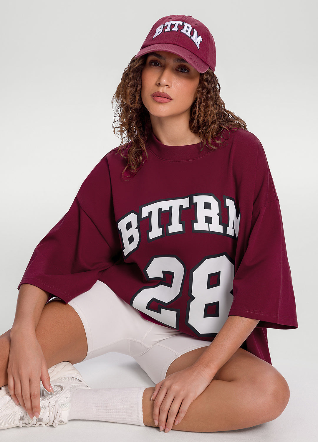 Better League Oversized Tee | Burgundy