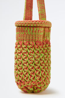 Knit Water Bag | Unisex | Orange x Green