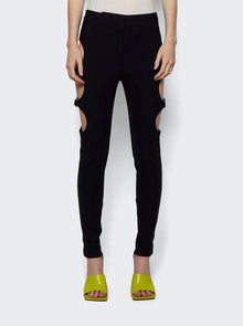 Women | BURBERRY | Hook And Bar Cut-out Legging | Black