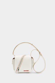 Cross Zip Lacubetto Bag | Unisex | White