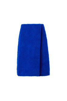 Overlap Skirt | Women | Royal Blue