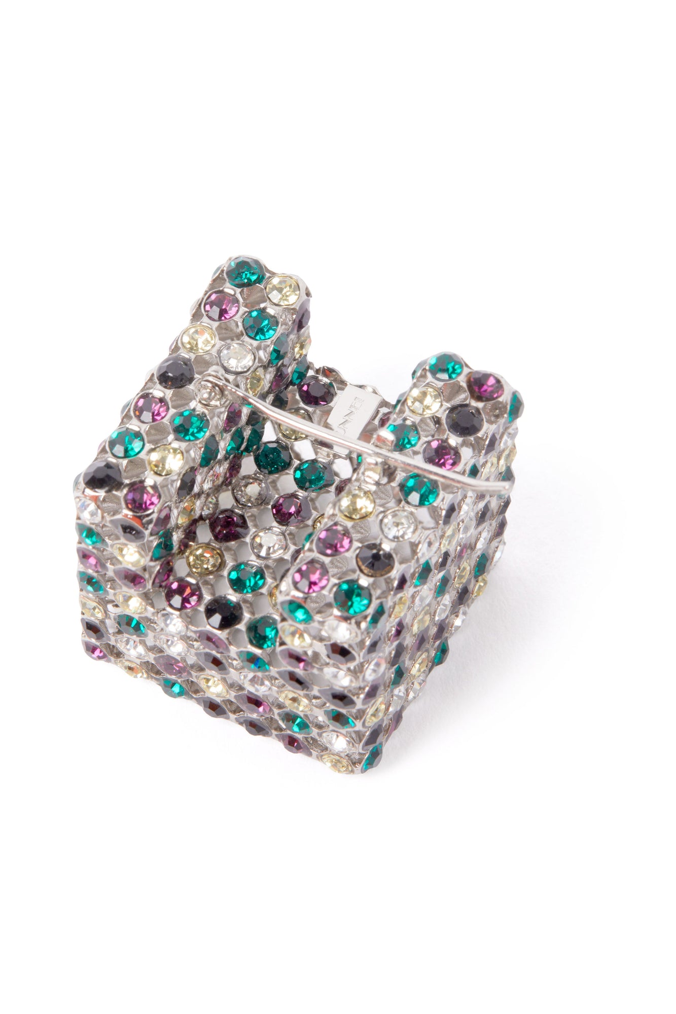 Giostra Silver Cube Earring | Women | Multicolor